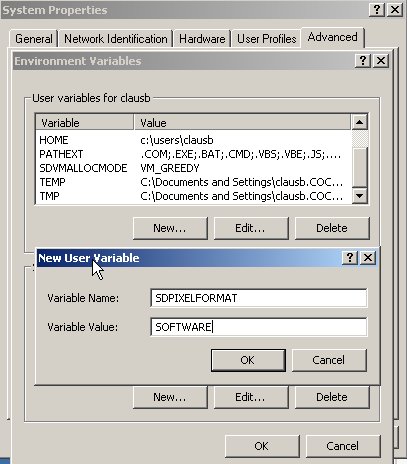 System control panel